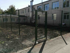 3D заборы для школы 15 метров фото в Протвино